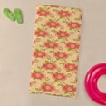 thumbnail image 3 of CafePress - Orange Retro Floral Pattern - Large Beach Towel, Soft 30"x60" Towel with Unique Design, 3 of 3