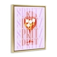 thumbnail image 4 of Retro Pastel Spritz Gold Framed Floater Canvas Wall Art, design by Lil' Rue, 4 of 10