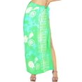 thumbnail image 4 of HAPPY BAY Women's Beach Bikini Swimwear Swim Cover up Wrap Bathing suit Summer Wraps Swimsuit Beachwear Sarong Coverups Skirts for Women One Size Fern, Shells, 4 of 5