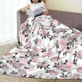 thumbnail image 6 of Sikiie Rose Flowers Ultra-Soft Micro flannel Blanket Luxury All Seasons Warm Blanket for Bedding Sofa and Travel (4 sizes)-40"x30", 6 of 7