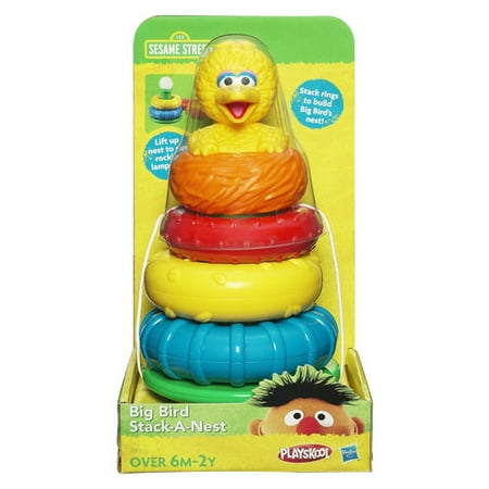 Sesame Street Playskool Big Bird Stack-A-Nest Toy