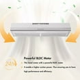 thumbnail image 5 of Joeaonz 30-Inch Stainless Steel Under Cabinet Range Hood with 3-Speed Fan and Filter, 120V, 5 of 11