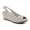 Silver, variant on Open toe slingback wedge with Metallic studs, ANITA SILVER 8