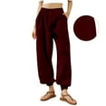 thumbnail image 5 of JJHGVB Joggers for Women Sweatpants Women Ladies' Daily Versatile Loose Sportswear Casual Pants Made Of Japanese Sweatshirt Cotton Fabric Baggy Pants Sweat Pants Brown 2XL, 5 of 9