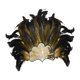 thumbnail image 1 of Diadema de plumas Yinane para fiestas temáticas de espectáculos Caqui 40 cm x 46 cm, 1 of 8