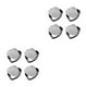 thumbnail image 2 of Toystoory 4 unids/set sartenes para tartas antiadherentes de grado alimenticio para hornear deliciosas tartas antiadherentes para tartas Quiche negro 2Conjunto, 2 of 6