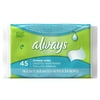 Always Feminine Wipes Refill, Lightly Scented, 45 Count