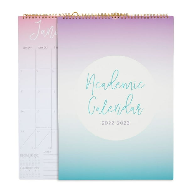 Sac State Academic Calendar Spring 2023 2022 - 2023 Monthly Academic Calendar For Wall Hanging Planner, 18 Month,  12 X 17 In - Walmart.com