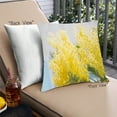 thumbnail image 1 of Ahgly Company Color Focus Yellow Outdoor Throw Pillow, 18 inch by 18 inch, 1 of 6
