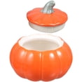 thumbnail image 3 of Tarro de azúcar de cerámica, tarro con forma de calabaza, tarro para guardar frijoles, bote para dulces, azucarero de cerámica, 3 of 8