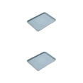 thumbnail image 4 of Injueey Bandeja rectangular de plástico multifuncional para diversos usos Bandeja de plástico rectangular de amplia aplicación grande azul azul grande 2Conjunto, 4 of 6
