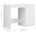 thumbnail image 6 of vidaXL Desk Home Office Computer Desk with Storage Cabinet Engineered Wood, 6 of 64