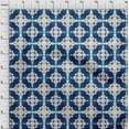 thumbnail image 3 of oneOone Cotton Poplin Royal Blue Fabric Geometric Shibori Quilting Supplies Print Sewing Fabric By The Yard 42 Inch Wide, 3 of 4