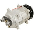 thumbnail image 2 of AC Compressor & 125mm Double V-Belt A/C Clutch Replaces Tama TM-15 HS 12v Seltec Zexel Valeo Diesel Kiki - BuyAutoParts, 2 of 6