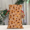 thumbnail image 5 of Naloa Hippie Ditsy Floral Drawstring Christmas Bags, 3D Xmas Gift Bags, Christmas Wrapping Bags, Xmas Goodie Bags, Treat Pouch Bags, Party Favor Bags-Small, 5 of 9