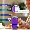 thumbnail image 2 of Termo de Acero Inoxidable Tipo Yeti 30 Oz NS Tech Aislamiento Doble Pared Morado, 2 of 5
