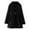 Black, variant on Generic Children'S Cozy Woolen Jacket Girls' Winter Long Sleeve Wool Trench Coat Toddler Girls Winter Windproof Coat Jacket Kids Warm Outerwear Jacket Toddler Baby Girls Boys Hooded Jacket