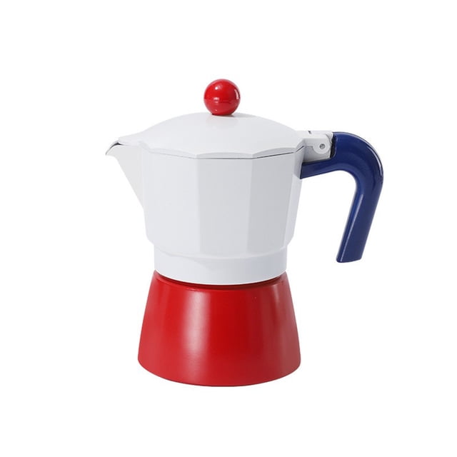Moka Pot For Stovetop Coffee Making Classic Design Works With Various Heat Sources Removable Parts For Easy Cleaning Complete Set Included 5.1X4.9X2.7 Inches