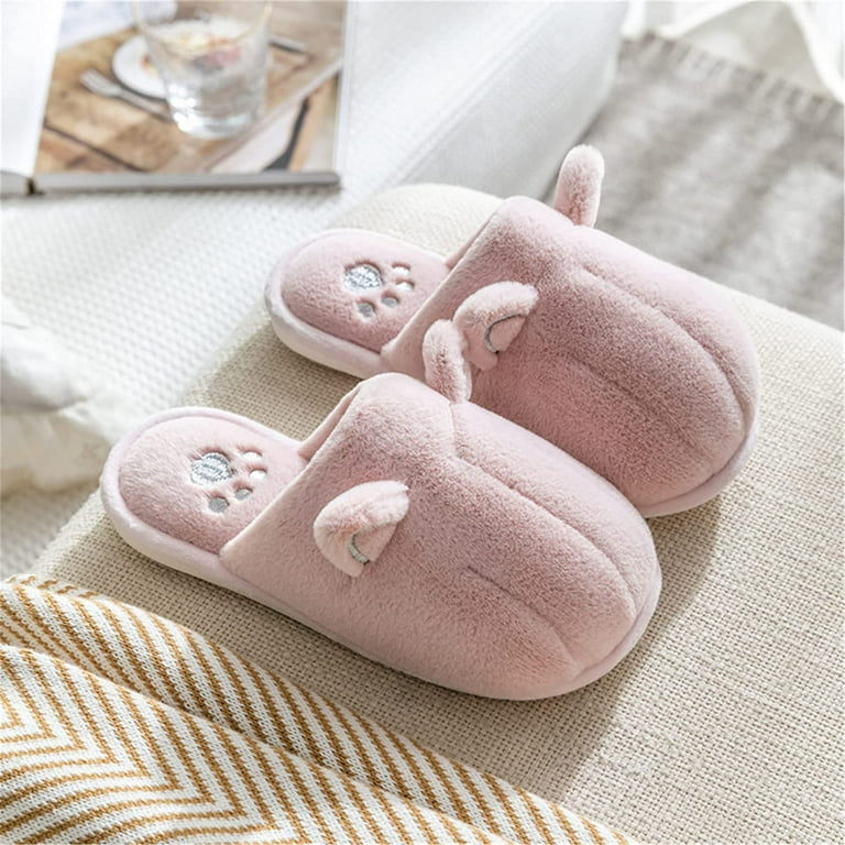 CoCopeanut Women s slippers Cat slippers Cartoon slippers Animal