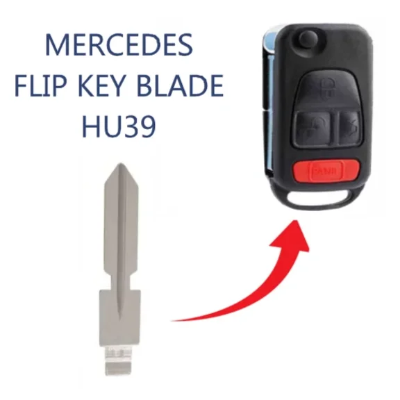 Mercedes-Benz 1997 - 2005 HU39 Flip Key Blade
