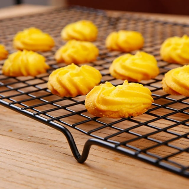 Baking Essentials Baking Accessories Chefcooling Racks for Baking Stainless Steelcooling Rack/Baking Rack Ovensafe Wire Racks Non Stick Cakecooling Tray Bread Grid Net Rack Biscuitcookie Holder Shelf