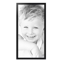 ArtToFrames 20x40 inch Black Steel Picture Frame, Black MDF Poster Frame (4639)