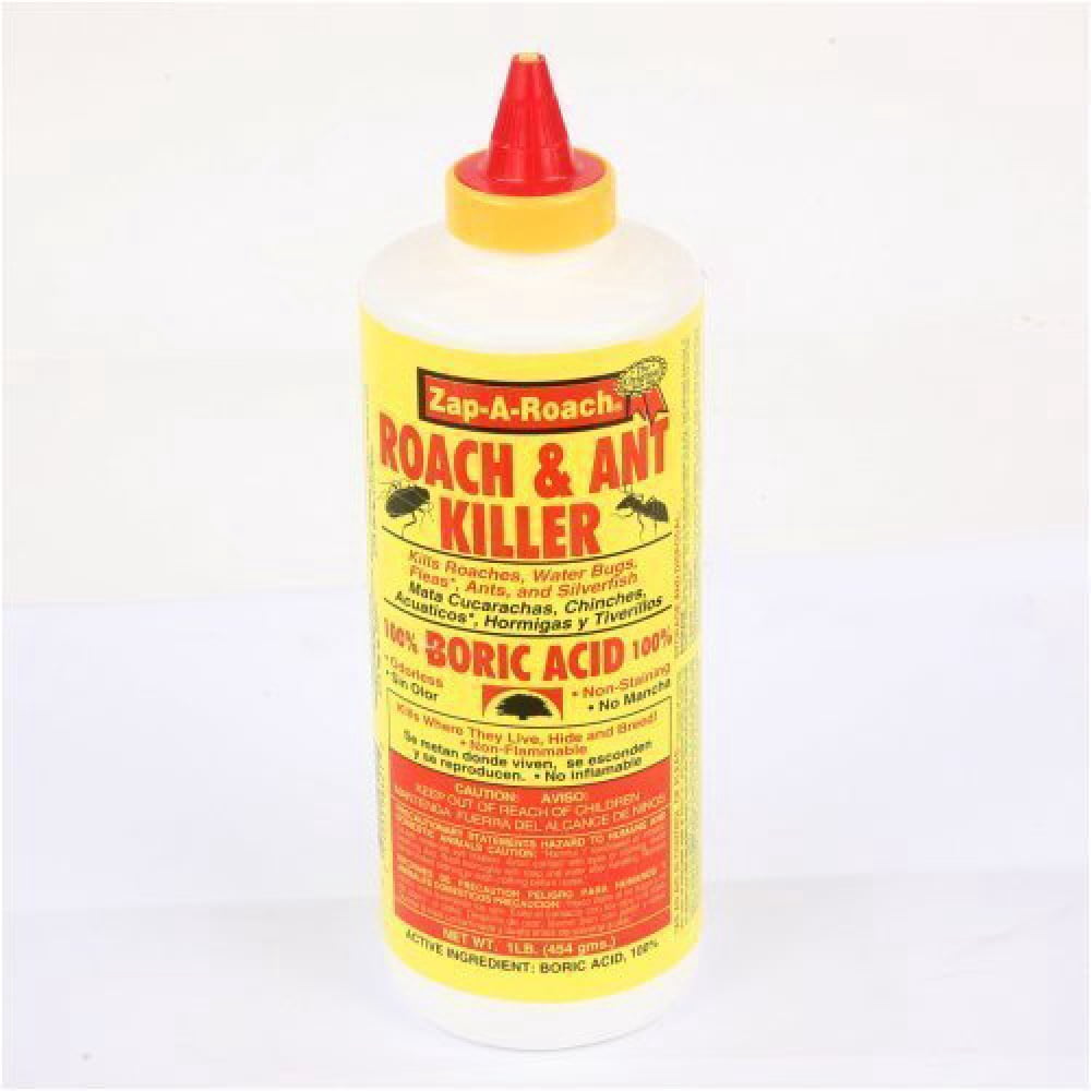 Zap-a-Roach 100 Percent Boric Acid Roach Ant Killer Pest Control 16 oz, 3-Pack