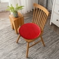thumbnail image 4 of sruoe Seating Cushions, Seat Pads for Kitchen Chairs, Cushion Seat Pads, Chair Cushions, Round Thickened Soft Stool Cushion, Indoor Outdoor Seat Pad for Home, Dining, Office, 4 of 6