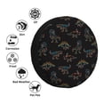 thumbnail image 4 of Naloa Neon Dinosaur PVC Leather Spare Tire Wheel Cover for Car Truck SUV Camper Trailer Universal Fit many size15 inch, 4 of 6