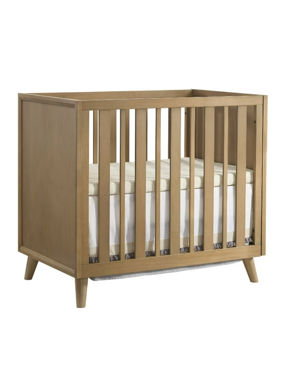 Oxford Baby Renwick 3 in 1 Mini Convertible Crib, Acorn Brown