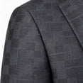 thumbnail image 6 of Beauty-Emily Men's 3-Piece Suit Set – Slim Fit Plaid Blazer, Vest & Pants, Elegant Formal Suit for Business, Wedding & Special Events, 6 of 12