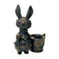 thumbnail image 1 of Desktop Ornament And Sunscreen Rabbit Flower Pot Companion Across All Seasons For Spring Summer Autumn Winter, 1 of 7