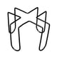 thumbnail image 3 of Soporte para posavasos, 1 paquete de 4" - Estante de metal para posavasos de hierro para redondos y cuadrados, sostiene 8 posavasos (negro), 3 of 6
