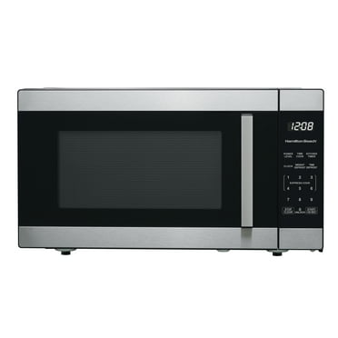 Hamilton Beach 1.6 Cu ft Sensor Cook Countertop Microwave Oven in Stainless Steel, New
