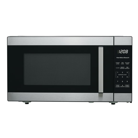 Hamilton Beach 1.6 Cu ft Sensor Cook Countertop Microwave Oven in Stainless Steel, New