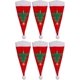 thumbnail image 1 of 6 Pack Mini Nonwoven Santa Hats For Wine Bottle Decoration, 1 of 5