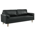 thumbnail image 2 of Modway Valour 81" Leather Sofa in Black, 2 of 8