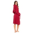thumbnail image 4 of Women 100% Luxury Terry Shawl Cotton Hooded Toweling Bathrobe Spa, 4 of 6