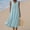 Blue, variant on QUNYINEY Summer Women's Sundresses Sleeveless Midi Blue Cotton Linen Tank Dress Vacation Loose Fit V Neck Beach Dresses