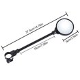 thumbnail image 4 of 1 Pair Mountain Bike Rearview Reflective Strap Washable Angle Adjustable Aluminium Rod Rear View Mirror for 22-38mm Handlebar, 4 of 9