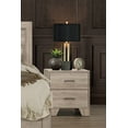 thumbnail image 2 of Home Design Stella 1-Drawer Nightstand, Light Oak, Modern Bedroom Nightstand, Easy Assembly, 2 of 5