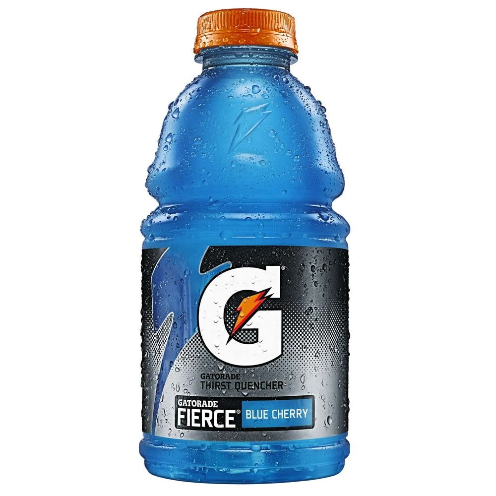 Gatorade Thirst Quencher Fierce Blue Cherry Drink, 32 Fl. Oz. Walmart