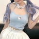 thumbnail image 4 of Camisola de Hello Kitty, camiseta sin mangas Sexy Kawaii Bratz, camiseta de Anime bonita de Hip Hop, ropa Vintage de Rock callejero, camiseta sin mangas, 4 of 4