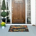 thumbnail image 5 of Yayeee Doormat for Indoor Entrance 32" x 20" Non Slippery Floor Rug, Black Sardines Pattern, 5 of 8