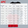 thumbnail image 6 of 4 Pack Boys Girls Athletic T Shirts Short Sleeve Moisture Wicking Shirts Crewneck Casual Lightweight Breathable Workout Running Tops Blouse 3-14 Years, 6 of 6