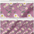 thumbnail image 2 of Soimoi Cotton Poplin Fabric Leaves & Daisy Floral Fabric Prints By Yard 56 Inch Wide, 2 of 7