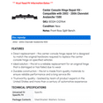 thumbnail image 2 of Center Console Hinge Repair Kit - Compatible with 2002 - 2006 Chevy Avalanche 1500 2003 2004 2005, 2 of 2