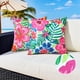 thumbnail image 1 of Fundas de Almohada QoBexim Tropical Floral 45x45 cm Impermeables Juego de 2, 1 of 8