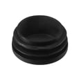 thumbnail image 5 of Uxcell 38mm Dia Chair Table Legs Cap Ribbed Tube Insert Plastic Black 5 Pack, 5 of 7