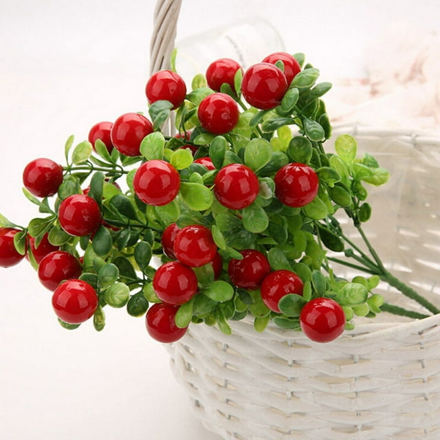 10 Uds. Ramo de pimiento Artificial, ramo de Chile falso, frutas de simulación, manojo de pimienta, planta falsa de plástico para decoración de fiesta en casa y oficina